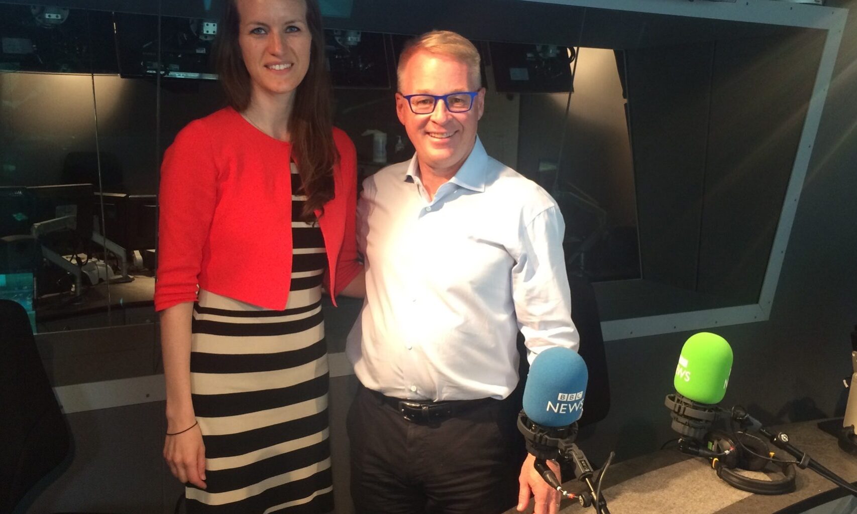 Sophie Morris speaking on BBC radio