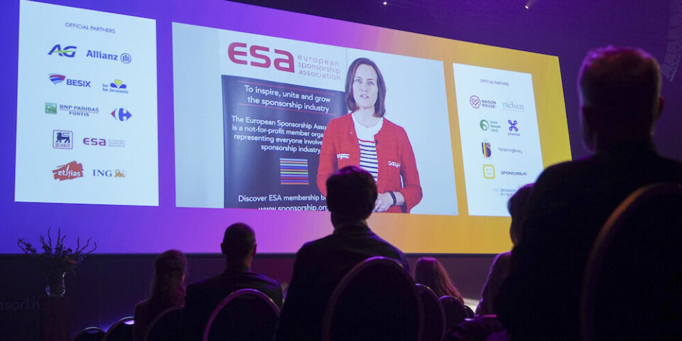 Sophie Morris speaking at Sponsor Live