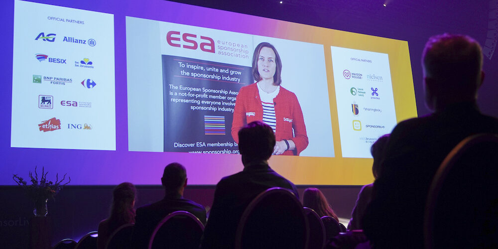 Sponsorlive 2021 Sophie Morris speaking at Sponsor Live